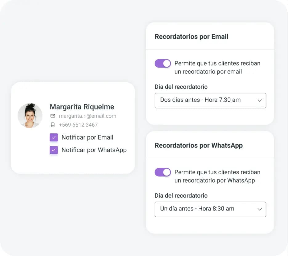 sistema de recordatorios automáticos
