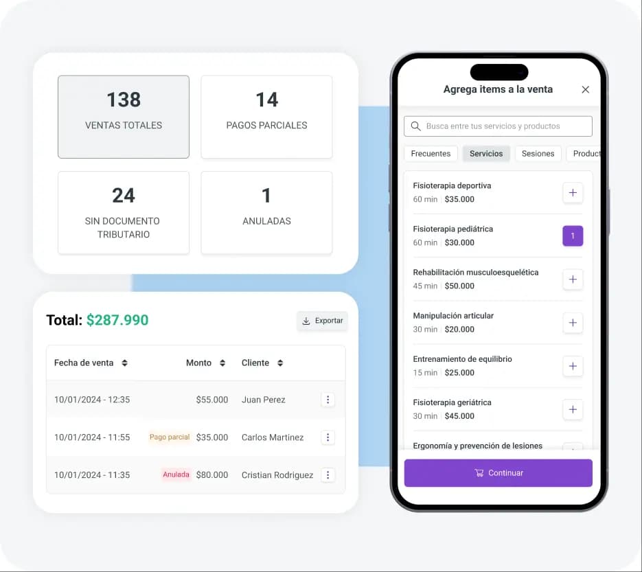software de clínicas de fisioterapia